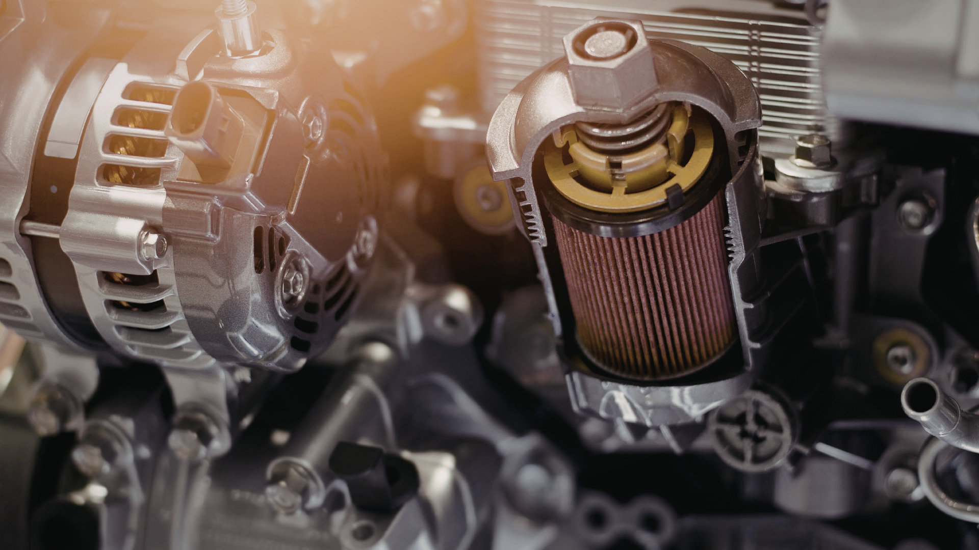 My Car Care Services technician performing alternator & starter services on a customer vehicle in Fredericksburg, VA